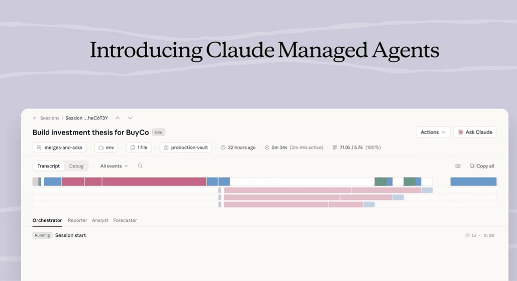 Claude Managed Agents demo